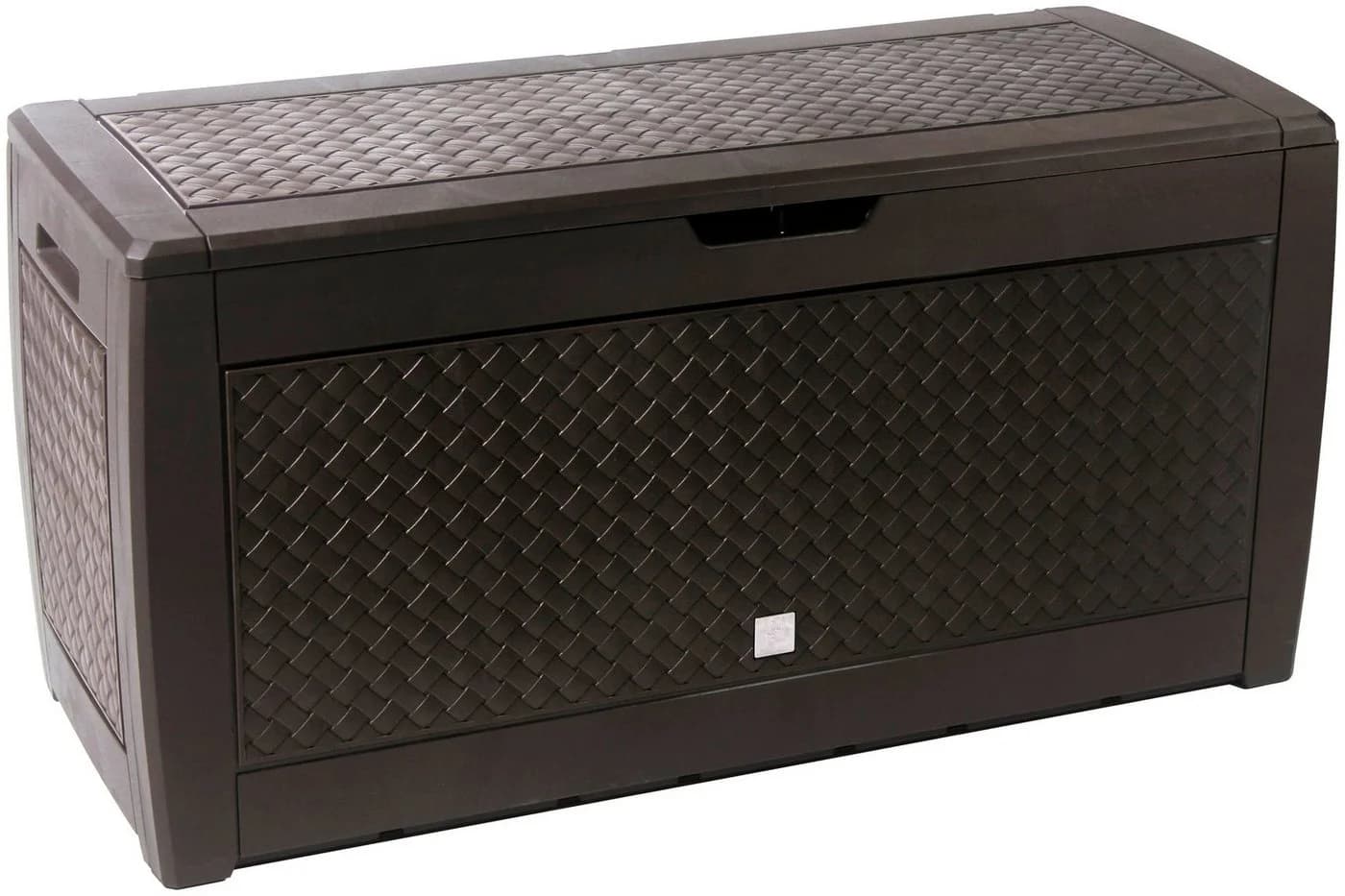 Prosperplast Aufbewahrungsbox Matuba Braun mit Rollen 310L