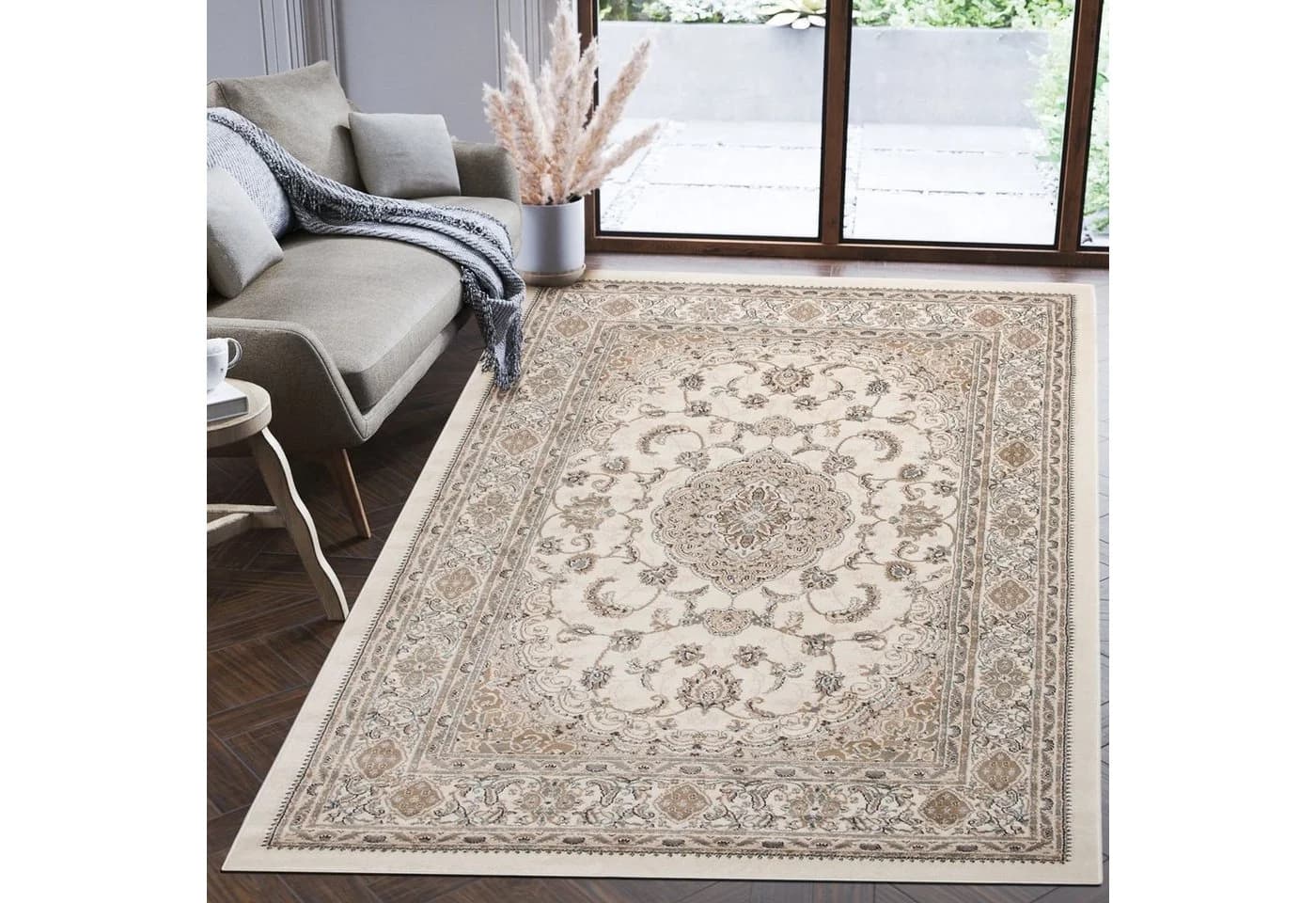 Mazovia Orientteppich Oriente Teppich Creme Ivory 140x200cm