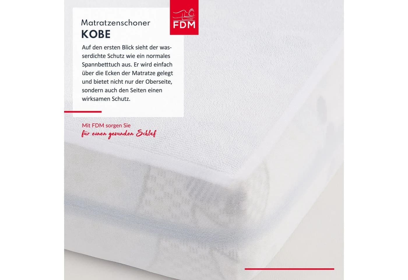 Matratzenschoner KOBE FDM Wasserdicht Antiallergisch