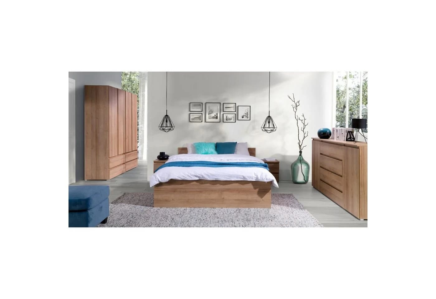 Beautysofa Bücherregal COSMO mit Schubladen und Fächern