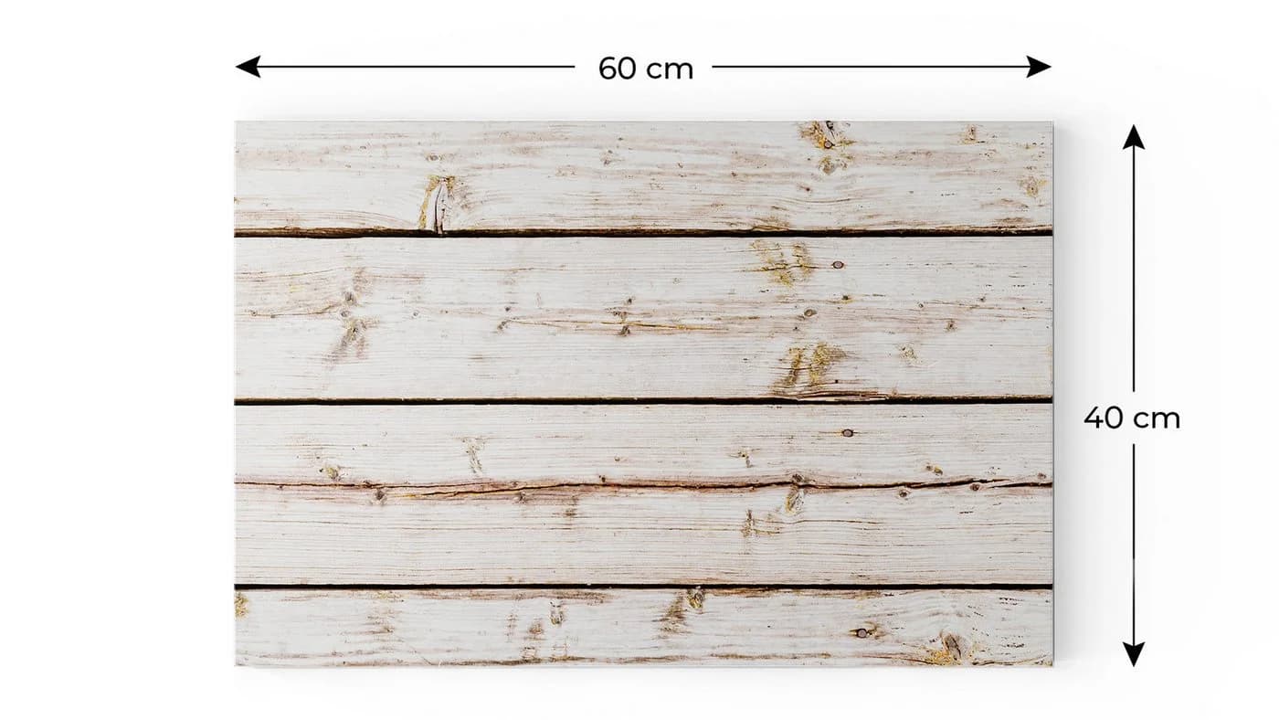 ALLboards Magnettafel MetalBoard Metallisch Helles Holz