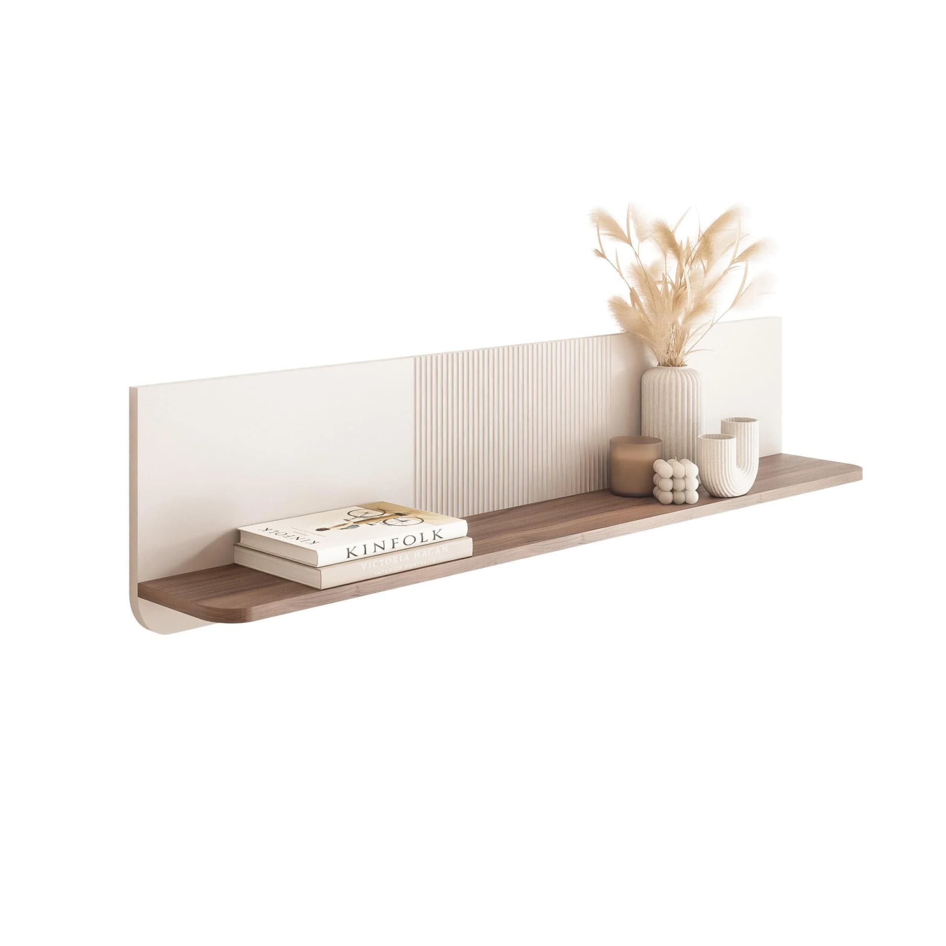 Hängerregal Navani 120 cm Kaschmir Nussbaum