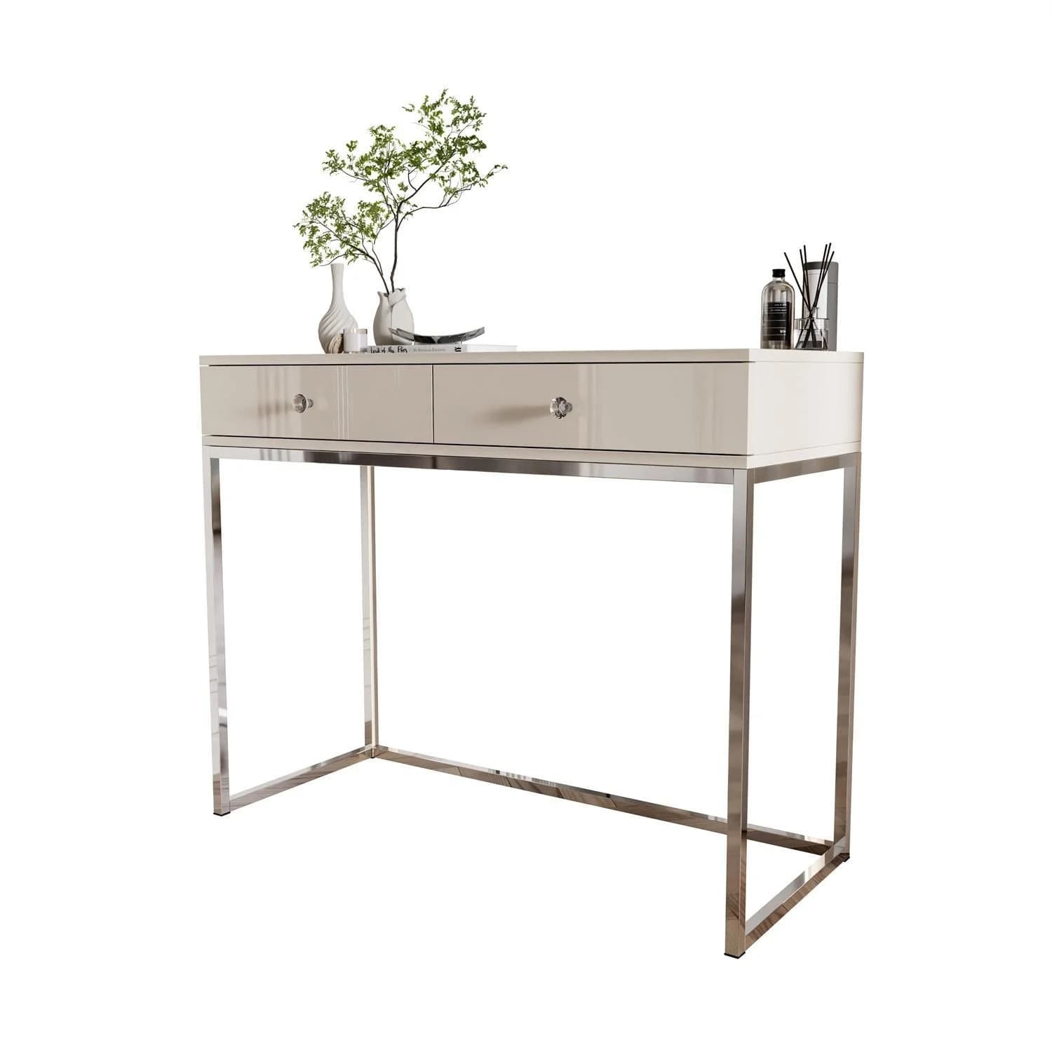 Lookway Konsolentisch BLANCO GLAMOUR Konsole Kaschmir