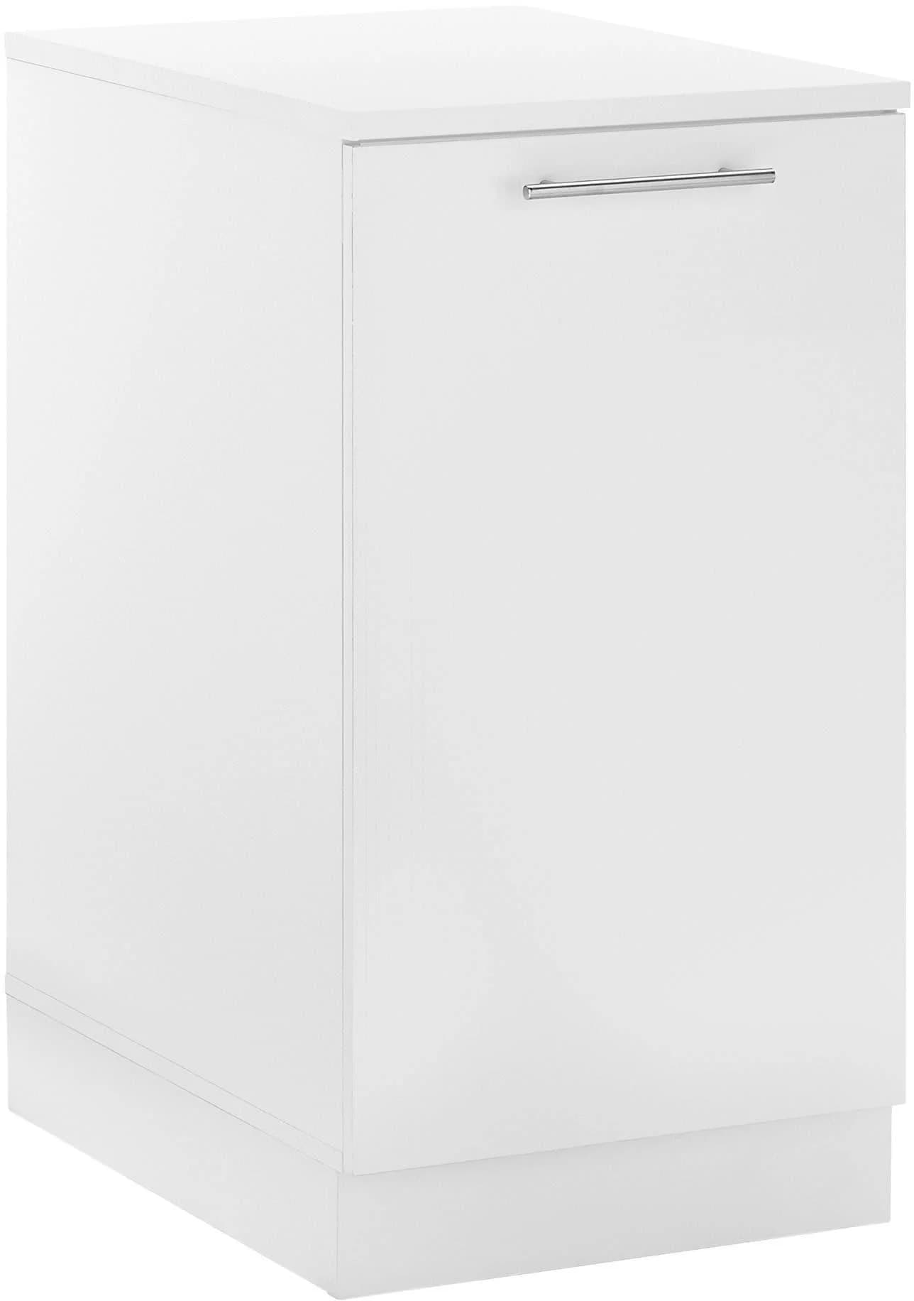 Mehrzweckschrank-Set LAUNDREEZY Spülenschrank 50x92x68 cm Weiß Matt Holzwerkstoff