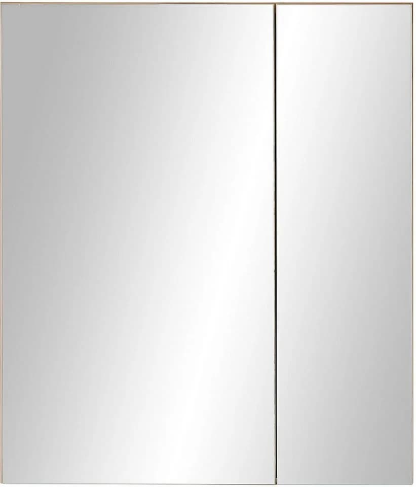 BASIC by Balculina Spiegelschrank Austin Braun Schwarz