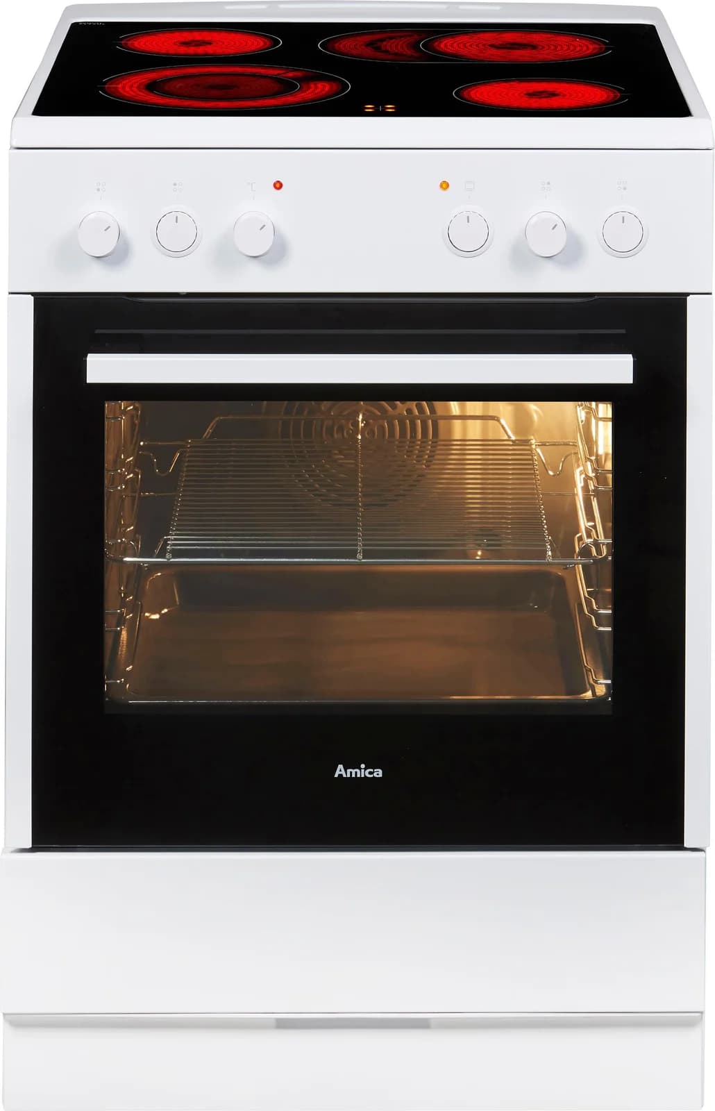 AMICA Elektro-Standherd SHC 914 111 W RapidWarmUp-Funktion