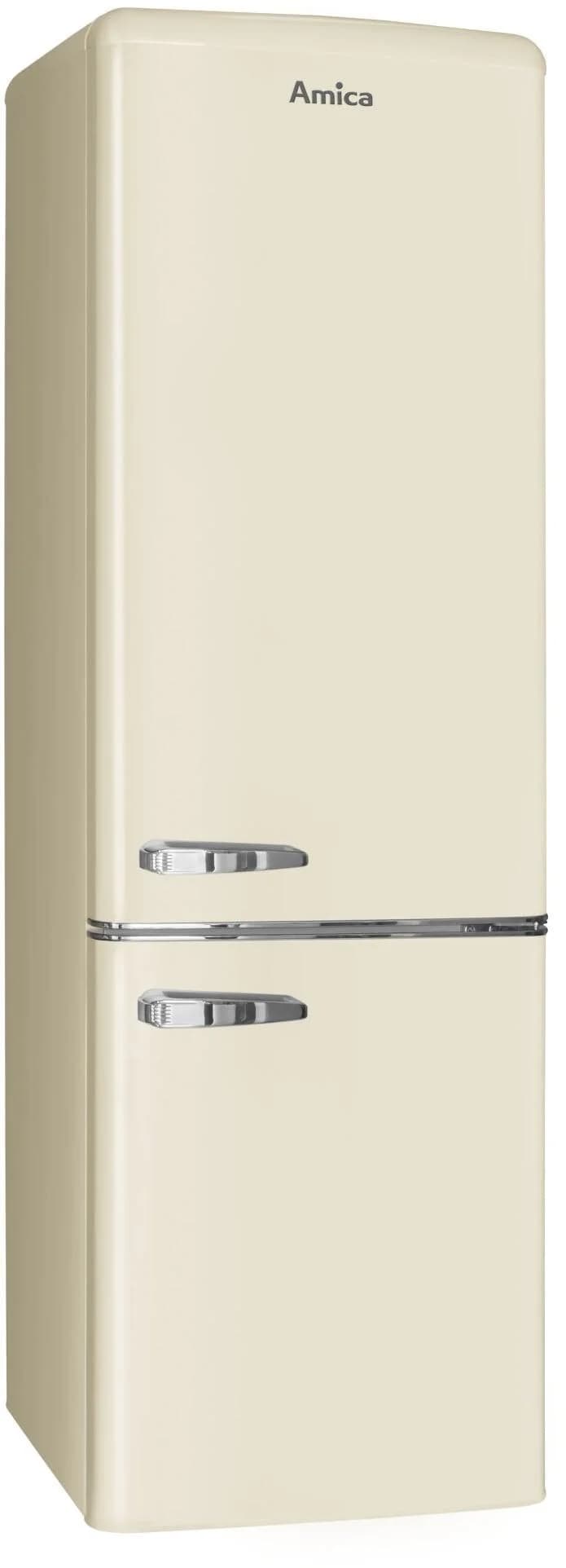 AMICA Kühl-/Gefrierkombination KGCR 387 101 Retro Beige