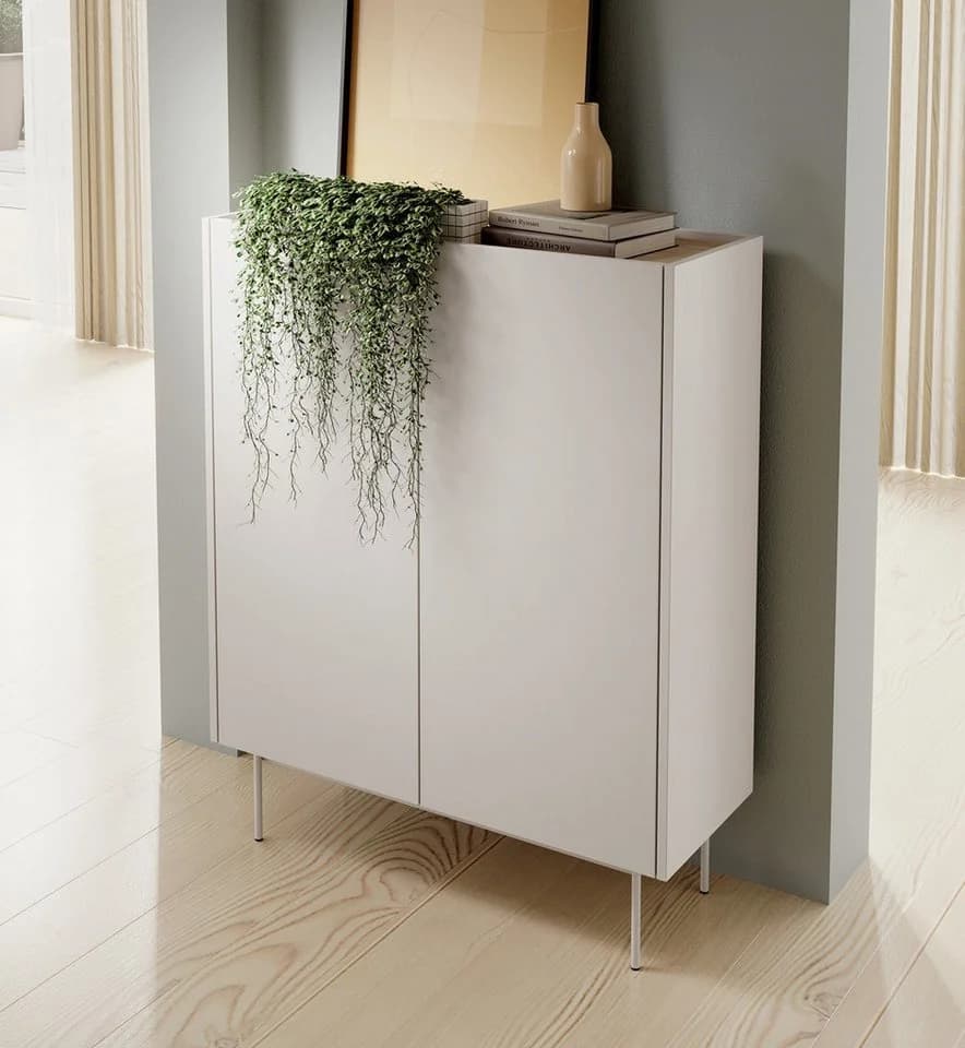 Compleo Kommode ZOTI Modern Beige/Eiche Ohne Griffe