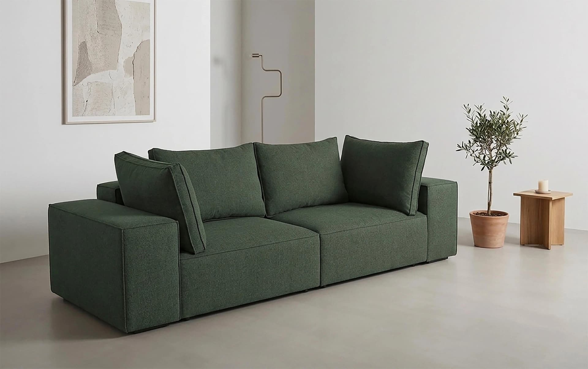 TRENDS BY HG CONOR Big-Sofa mit Schlaffunktion und Bettkasten