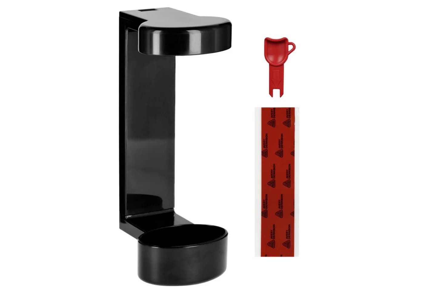 Sarcia Duschablage Schwarz Wandhalter für Flaschen & Seife