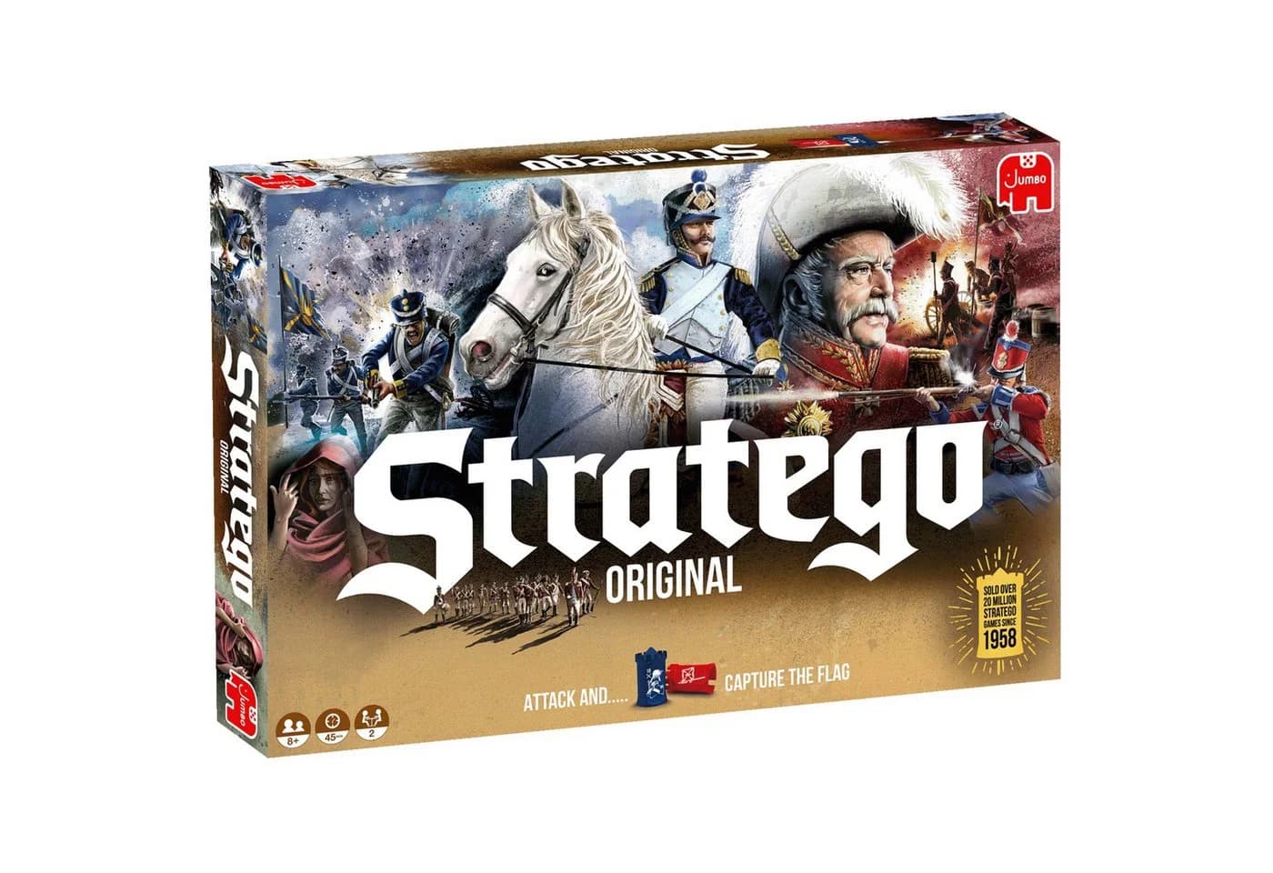 Sarcia.eu Stratego Original Strategiespiel für 2 Spieler ab 8 Jahren