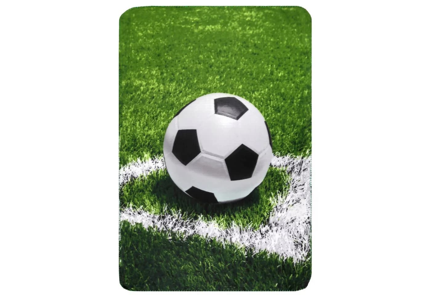 Sarcia.eu Kinderdecke Fußball Fleecedecke 100x150cm