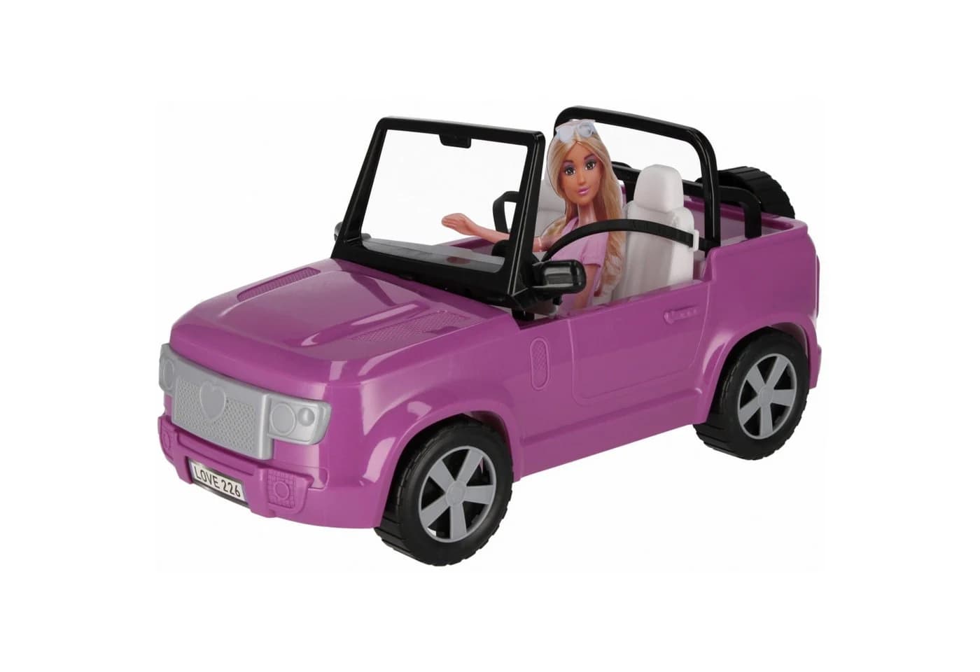 Sarcia.eu Violettes Puppencabrio Spielzeugauto für Puppen