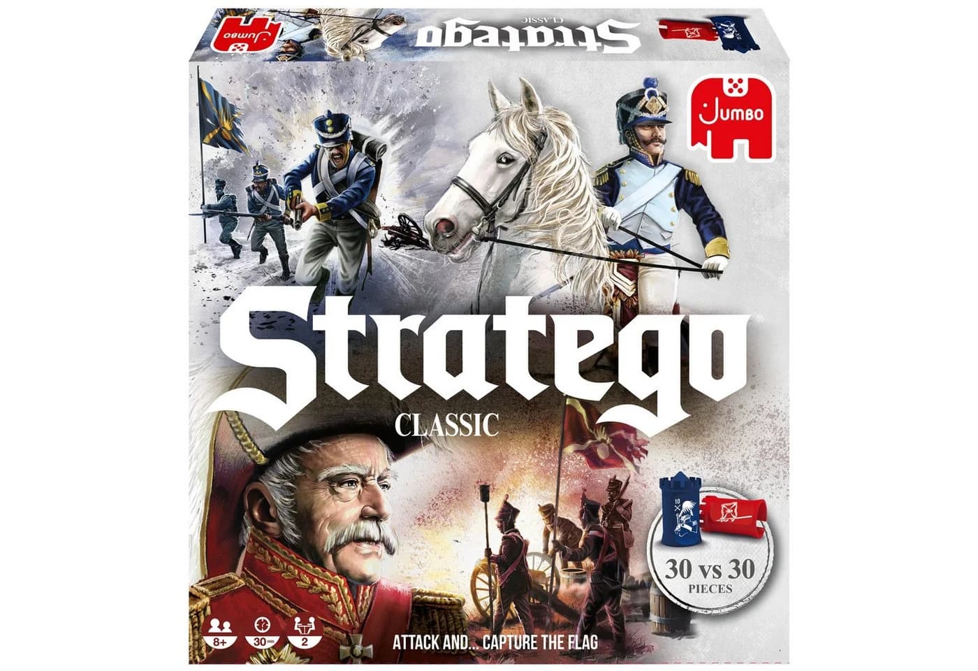 Sarcia.eu Stratego Classic Brettspiel für 2 Spieler ab 8 Jahren