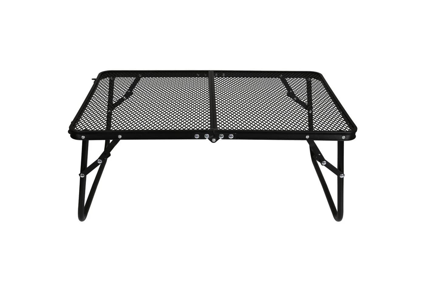 Sarcia.eu Klappbarer Campingtisch Schwarz Stahl
