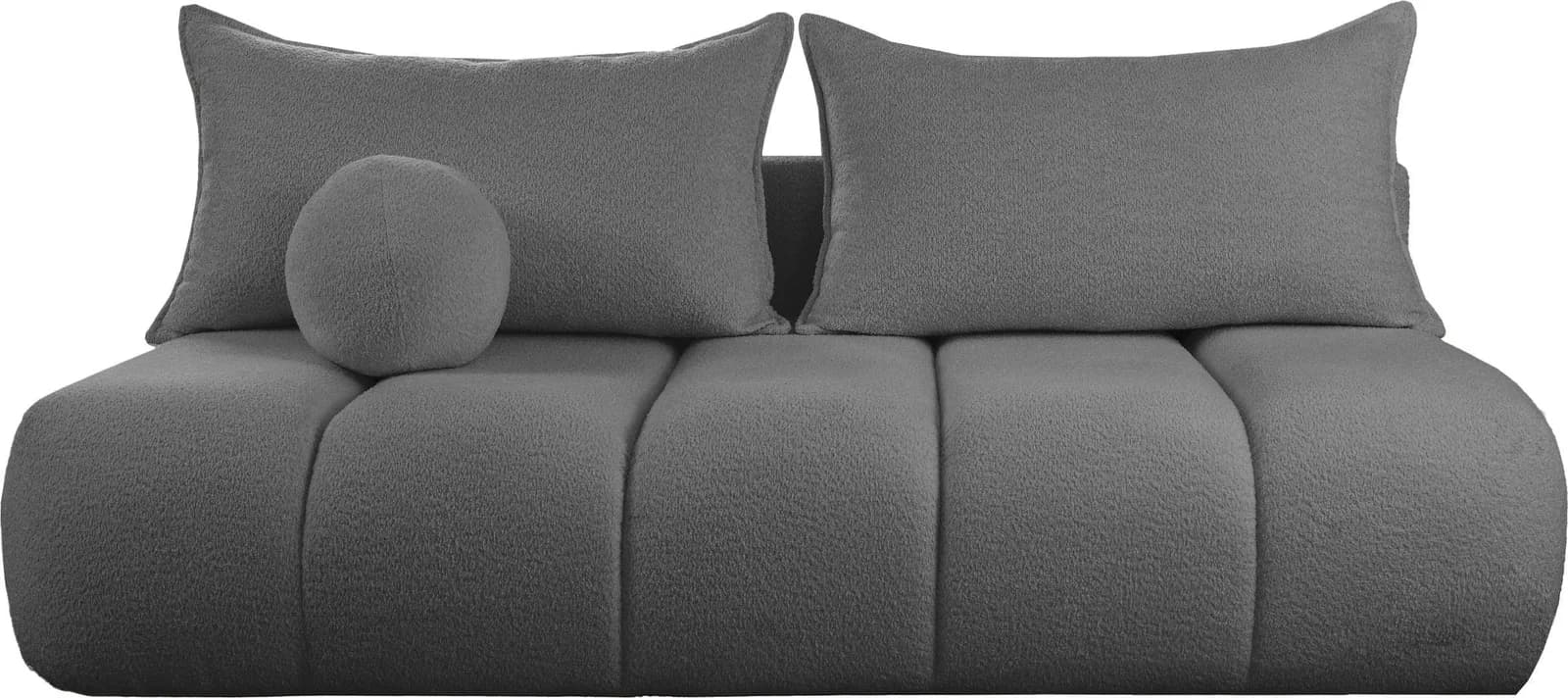 SCHLAFSOFA Milla mit Bettkasten Grau