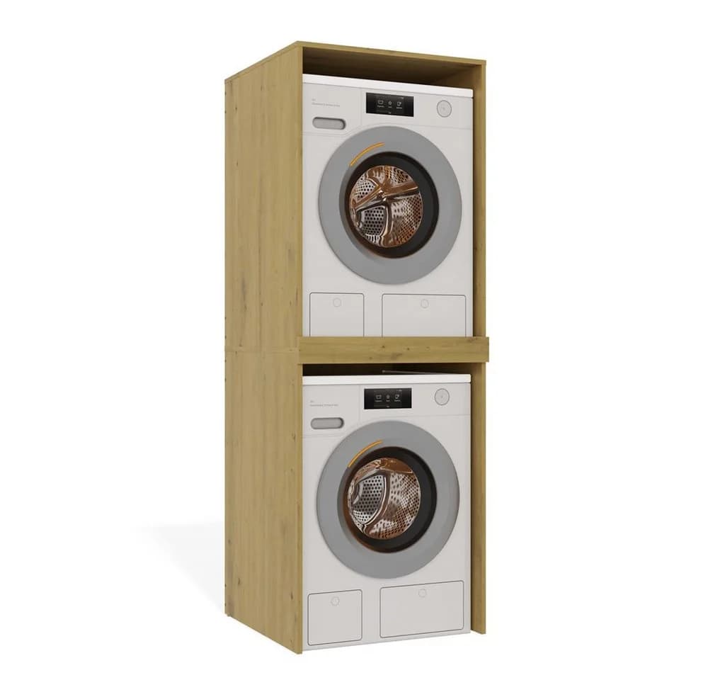 Raumhirsch Furniture Waschmaschinenüberbau für zwei Geräte