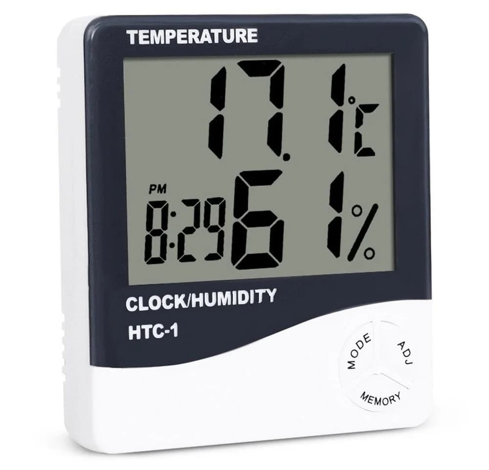 VERK GROUP Wetterstation Thermometer Hygrometer Temperatur Alarmfunktion Uhr