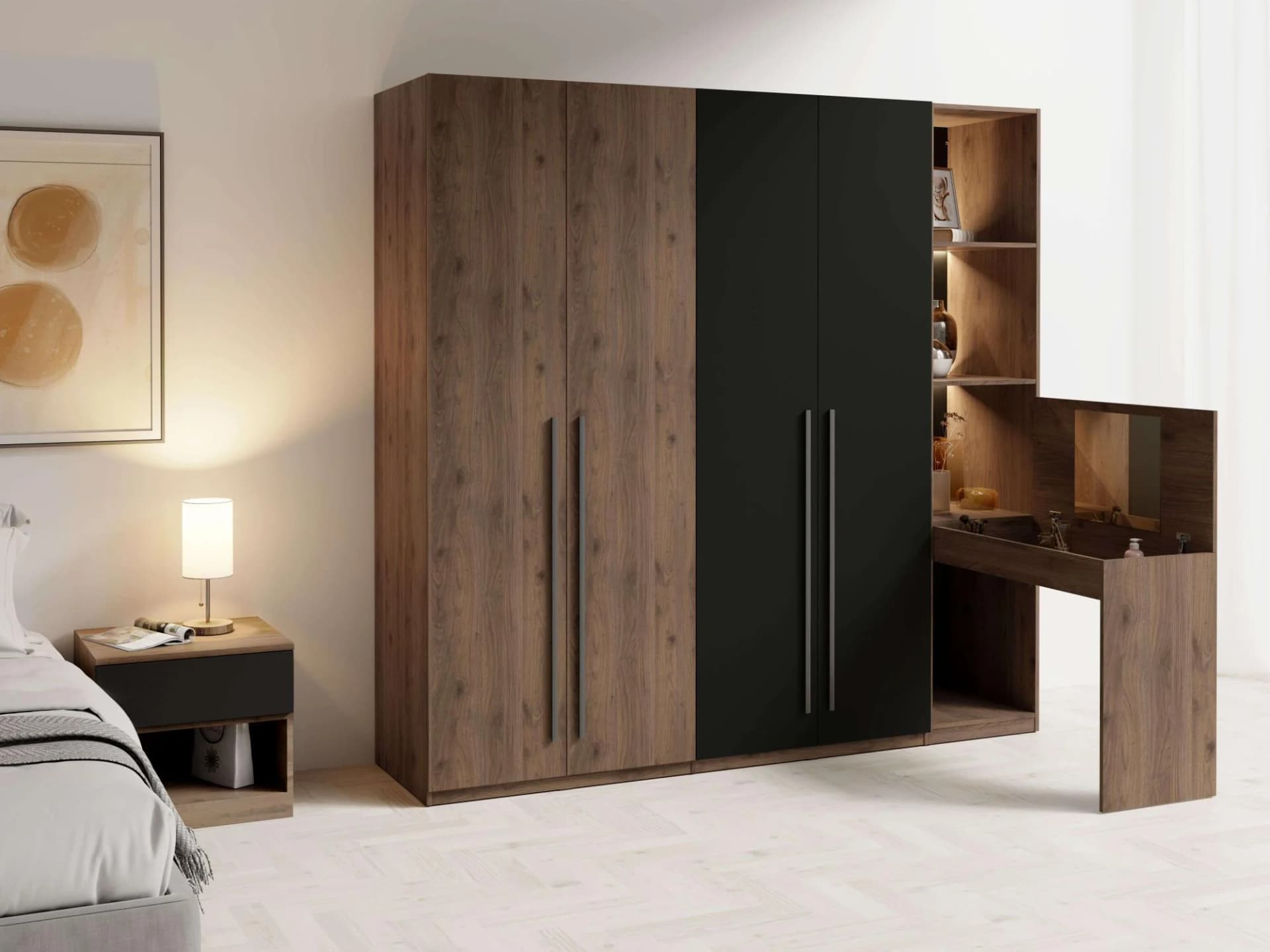 Kleiderschrank im Landhausstil
