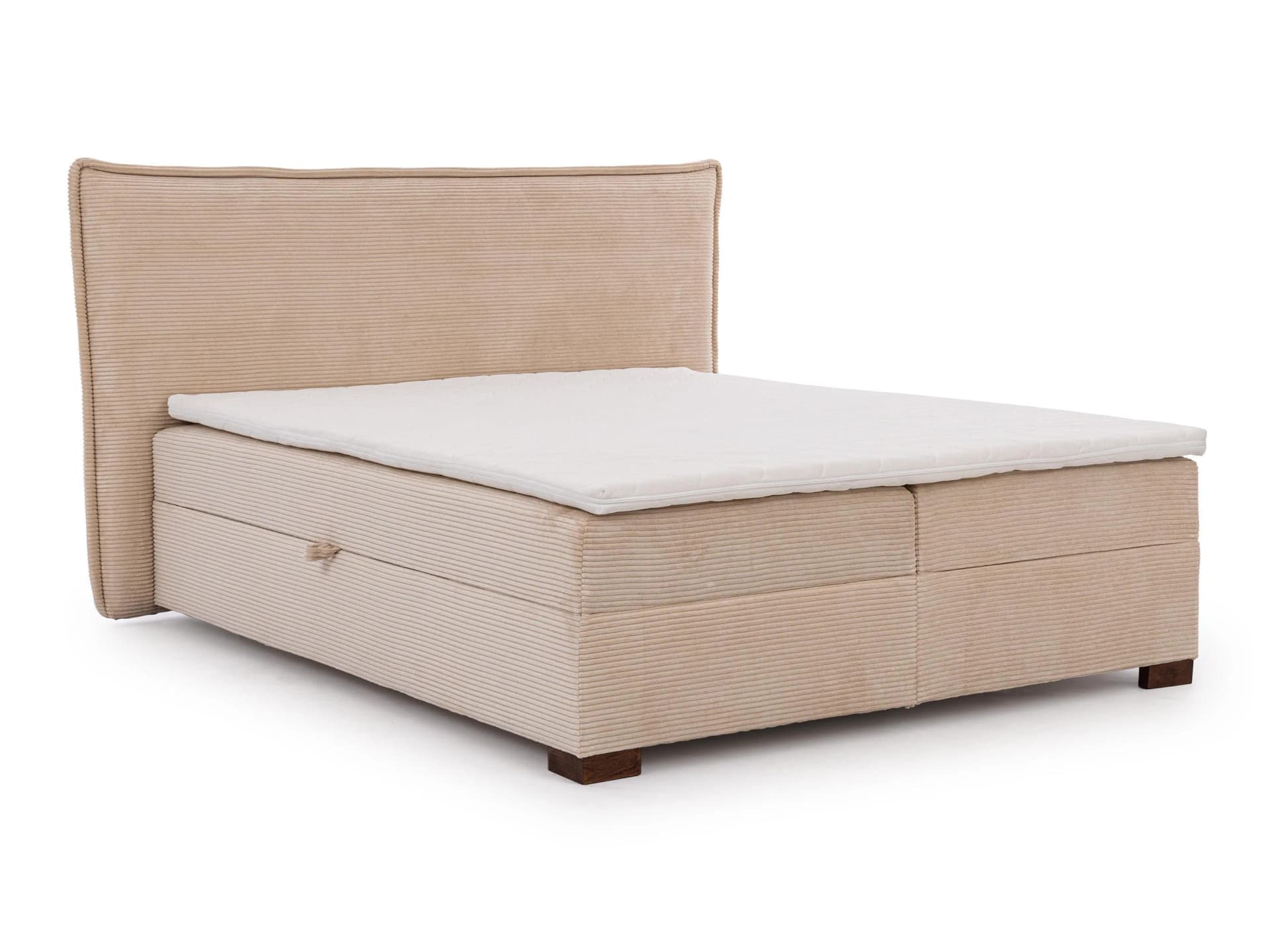 BOXBETT Lovetti II Beige Cord Bettkasten H3