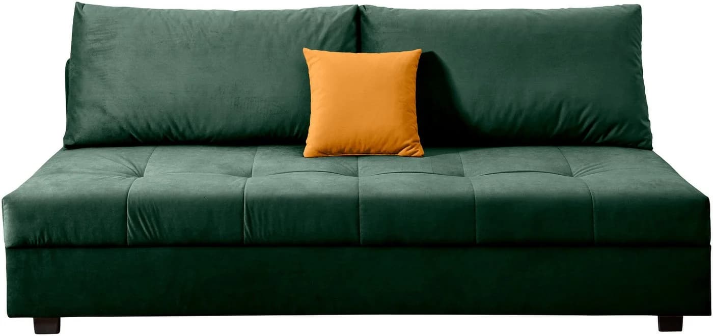 Schlafsofa COLLECTION AB DARIA mit Bettkasten und Schlafunktion Dunkelgrün