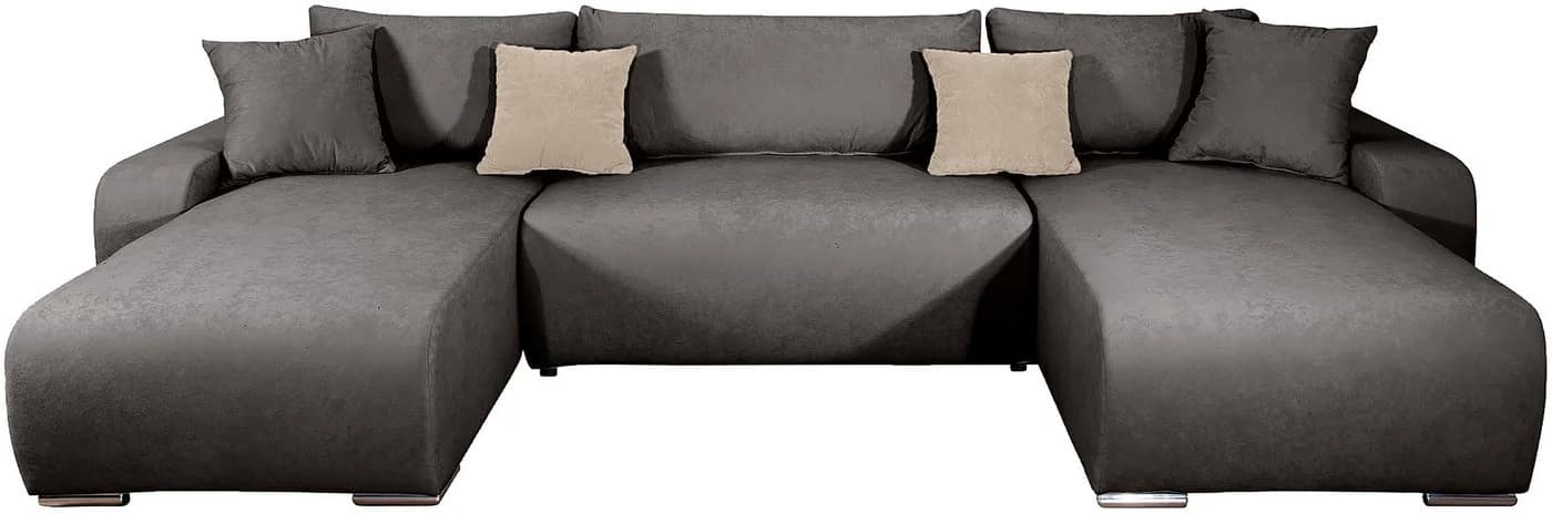 Wohnlandschaft COLLECTION AB Paola U-Form Anthrazit