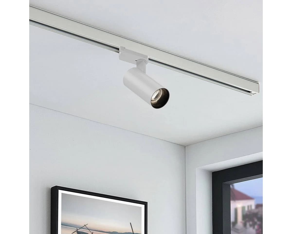 Braytron 3-Phasen LED-Schienenstrahler 15W 3CCT Aluminium Weiß