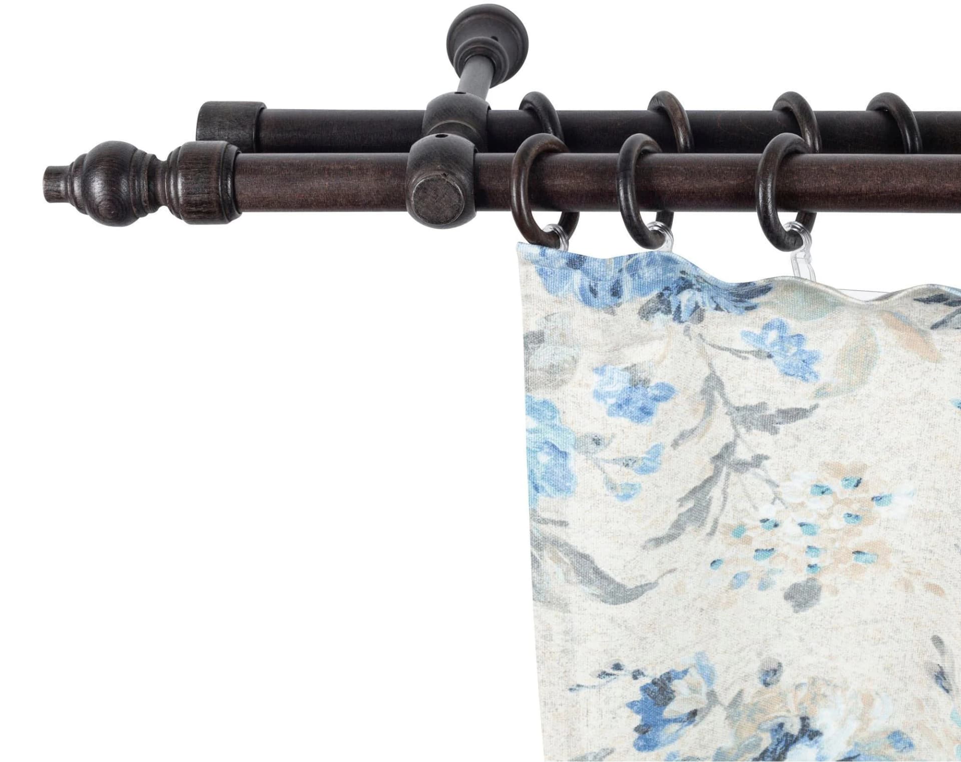 SN DECO GROUP Gardinenstange Filigrano Komplettset Wenge 28mm