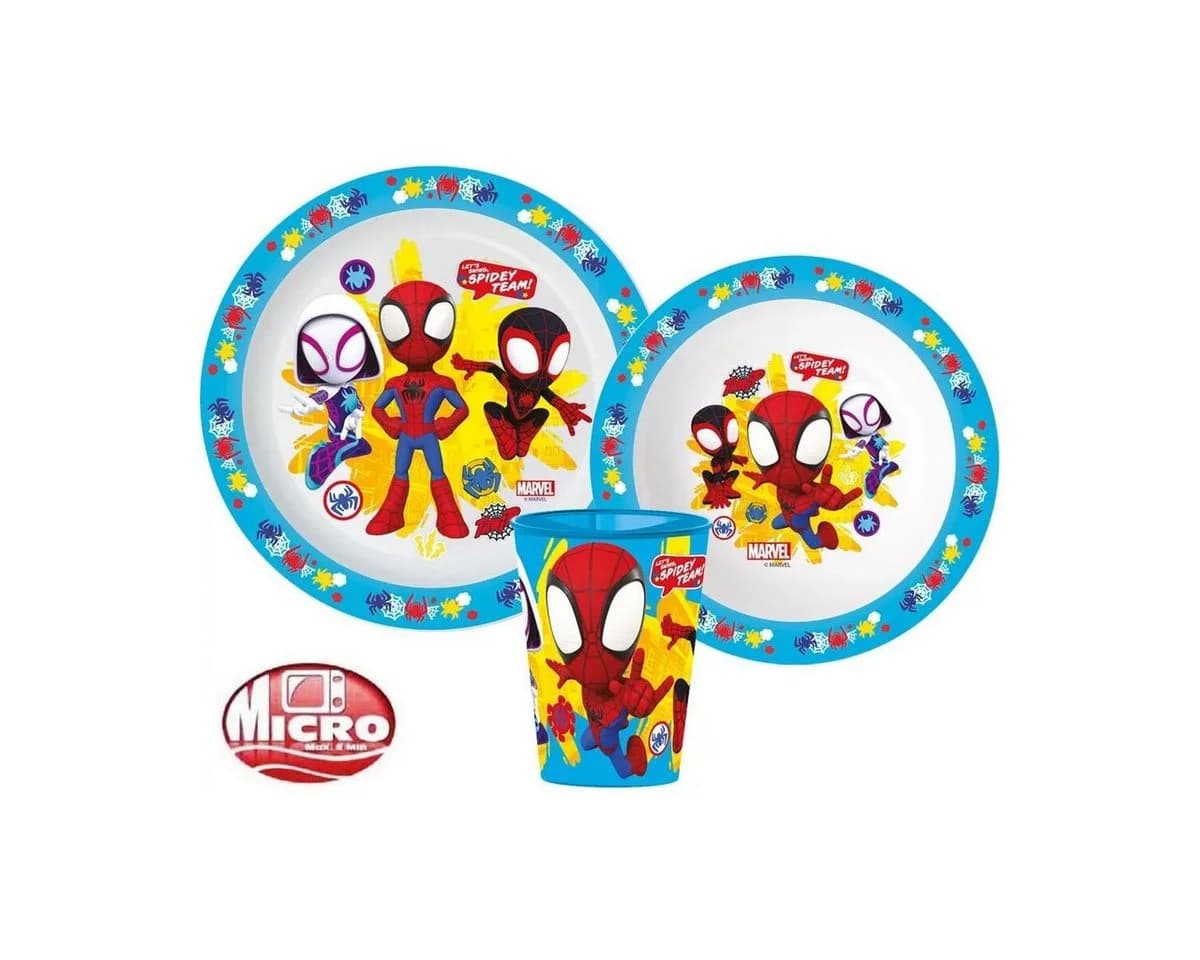 Spiderman Kindergeschirr-Set Spidey Team