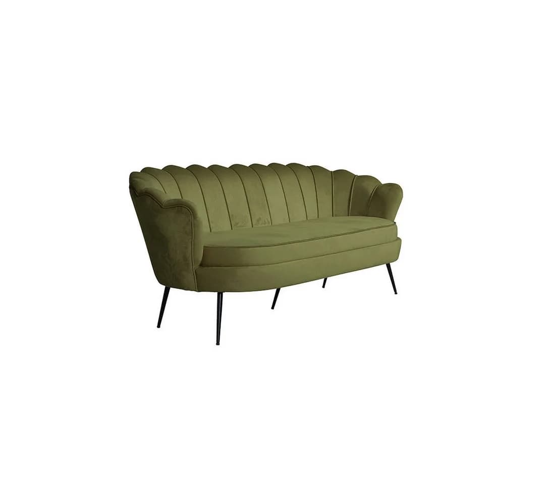 ebuy24 Nice Sofa 3-Sitzer Velours Grün