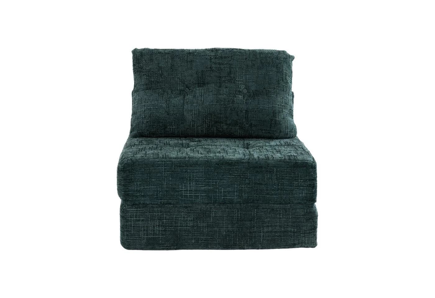 LVHOM Schlafsofa mit Kissen, 18cm Dickes Gästebett, Faltbar