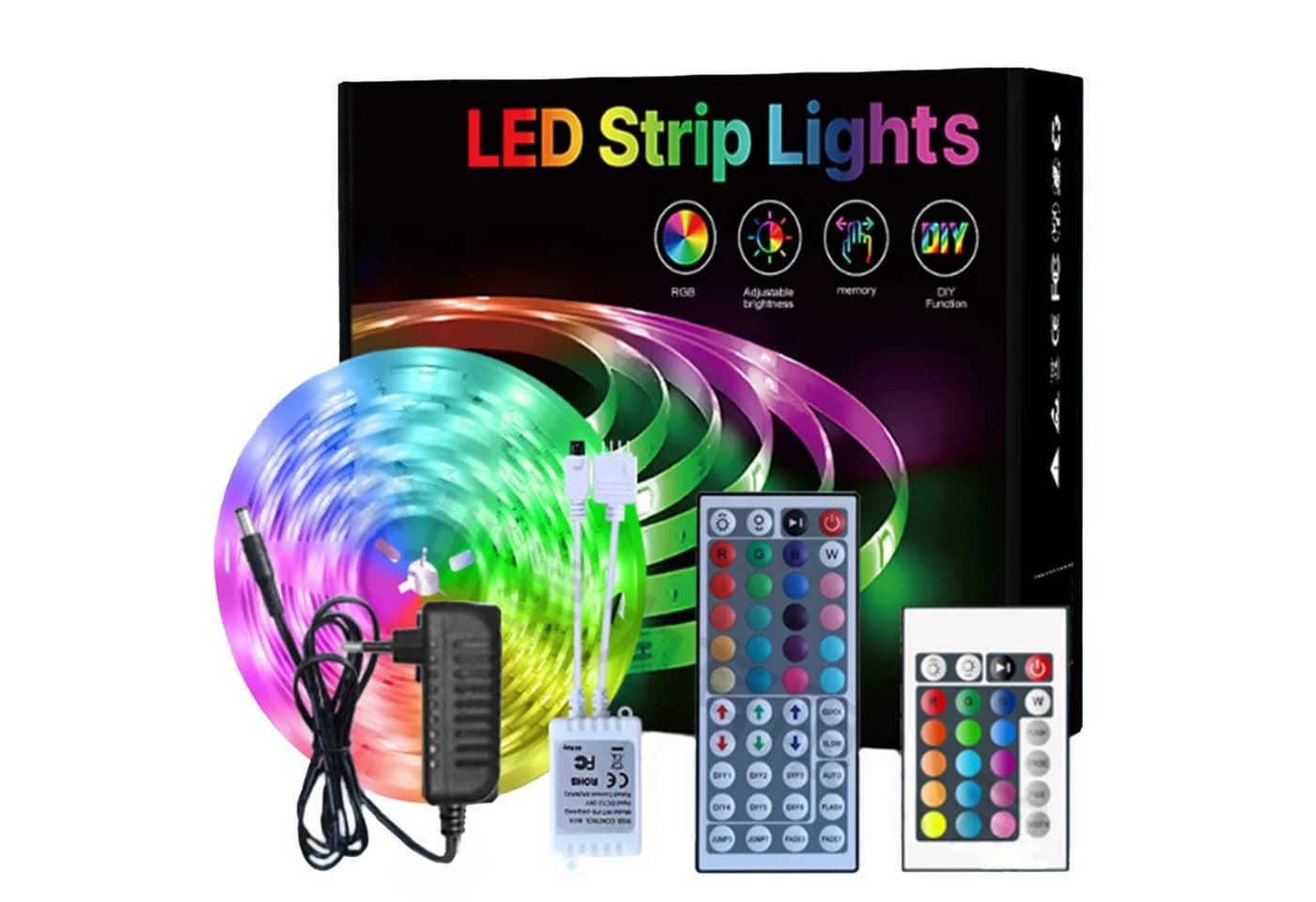 KINSI LED Stripe Bluetooth-Lichtleiste RGB mit APP-Steuerung