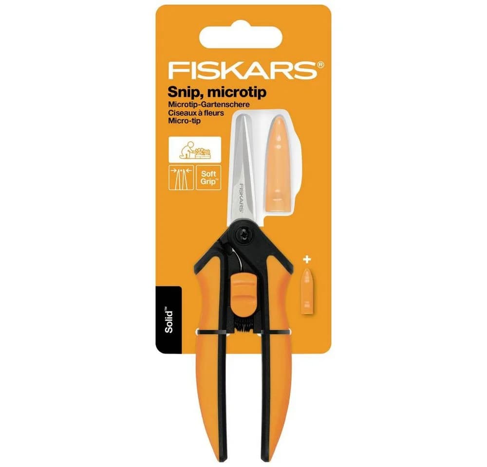 Fiskars Gartenschere Solid™ Microtip SP130 Rostfrei