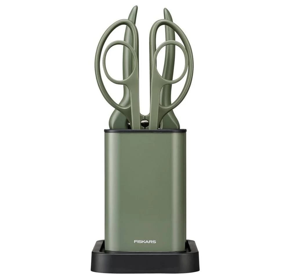 Fiskars Gartenschere 3-teiliges Set mit Halter