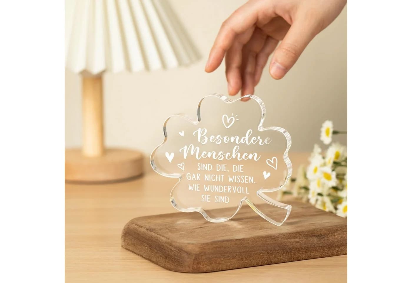 Bomiclss Inspirierende Acryl Dekoration Transparent