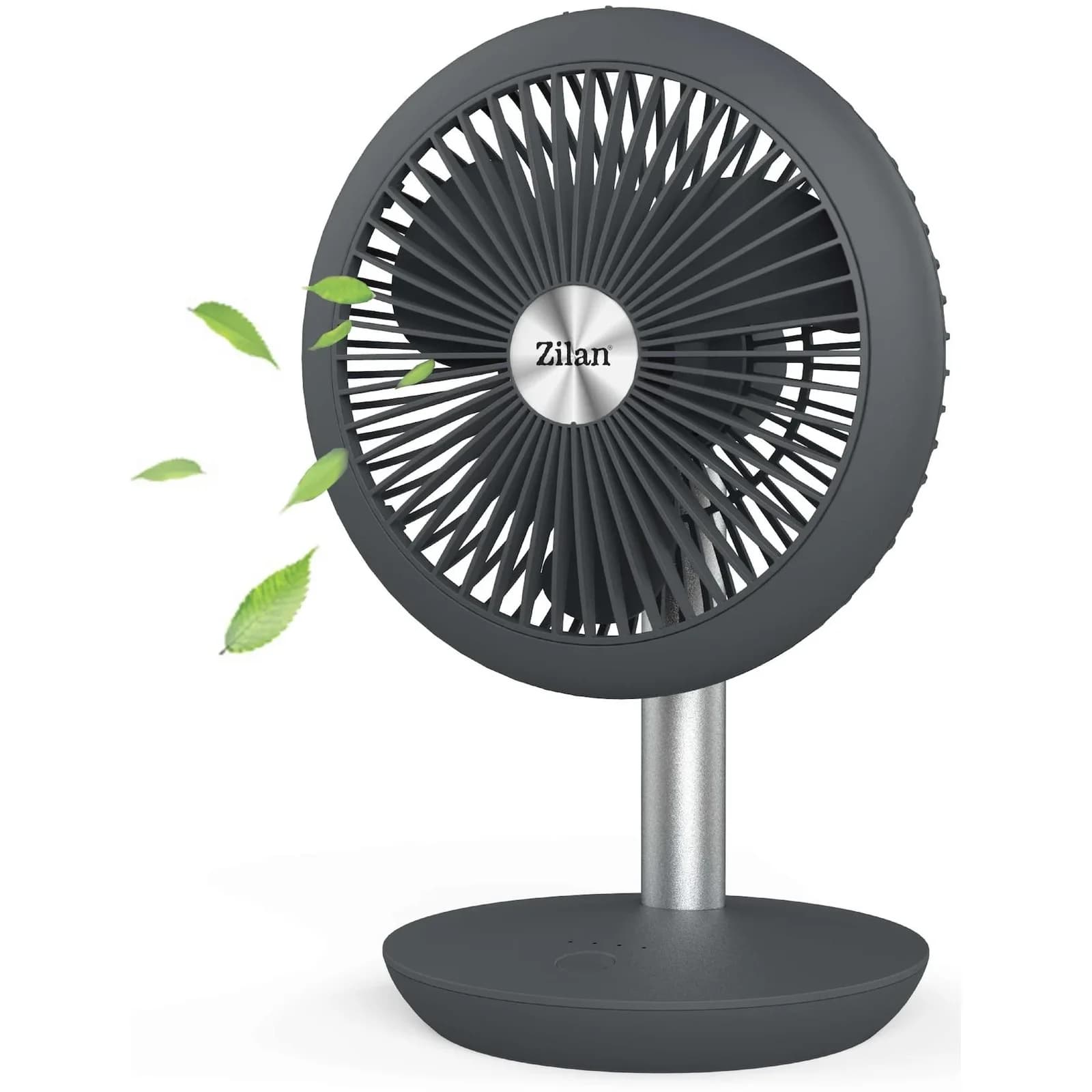 Zilan Akku Tischventilator 4000 mAh 4 Geschwindigkeitsstufen