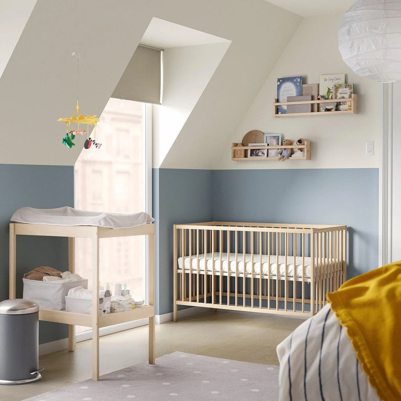 IKEA SNIGLAR Babymöbel-Set 2-tlg. aus massiver Buche