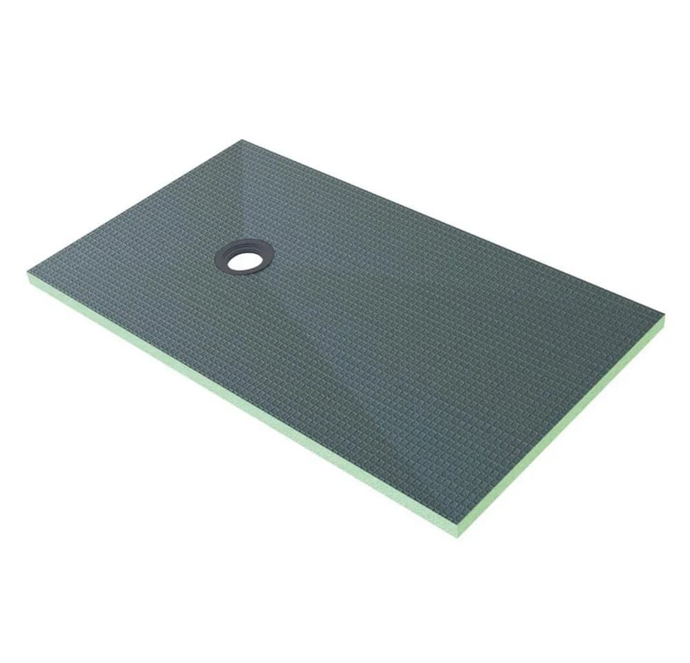 duschspa Duschwanne Set 4cm XPS Bauplatte mit Ablaufgarnitur