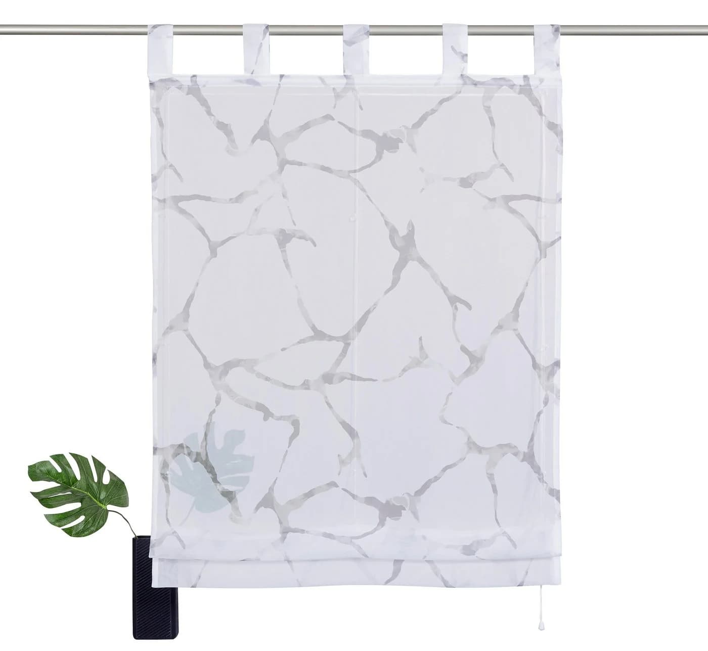 OTTO HOME Raffrollo Fulda Grau Transparent Voile