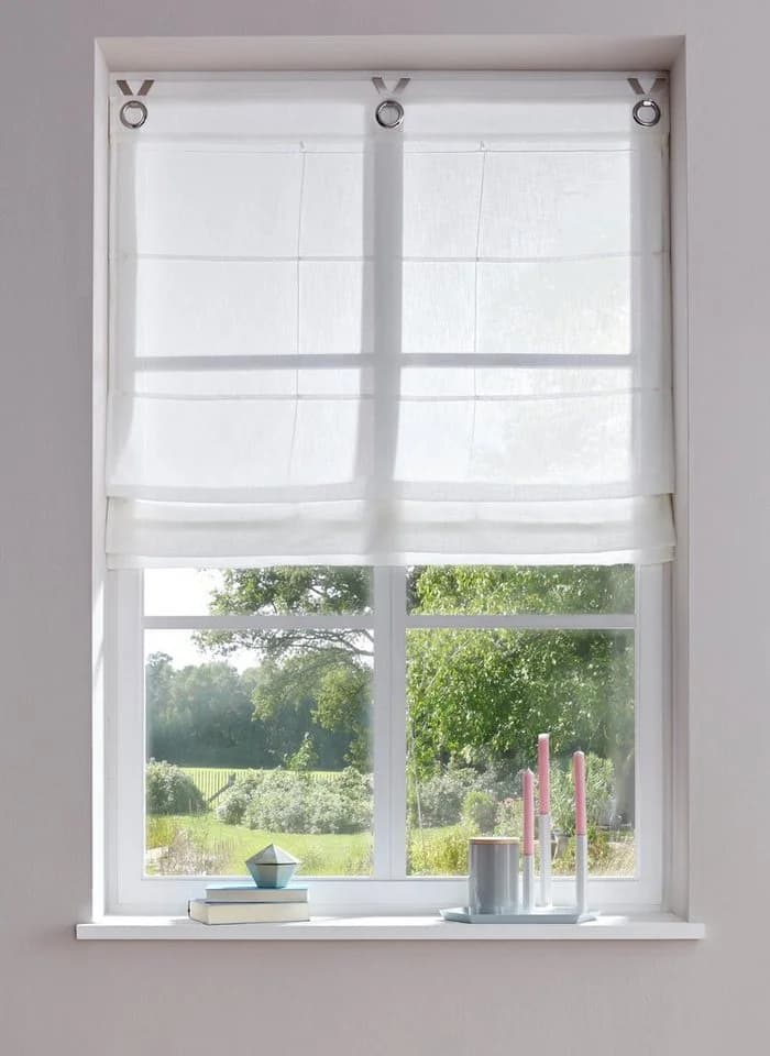 OTTO HOME Raffrollo Fiete Beige Leinenoptik 45x150cm