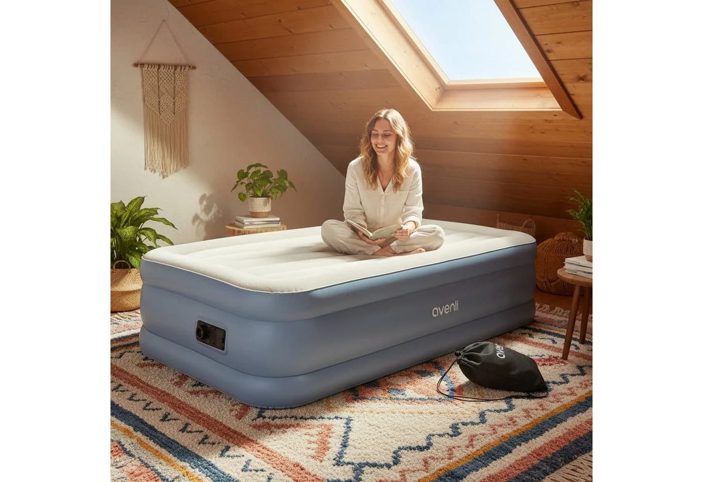 Avenli Luftbett mit Elektropumpe und Tragetasche