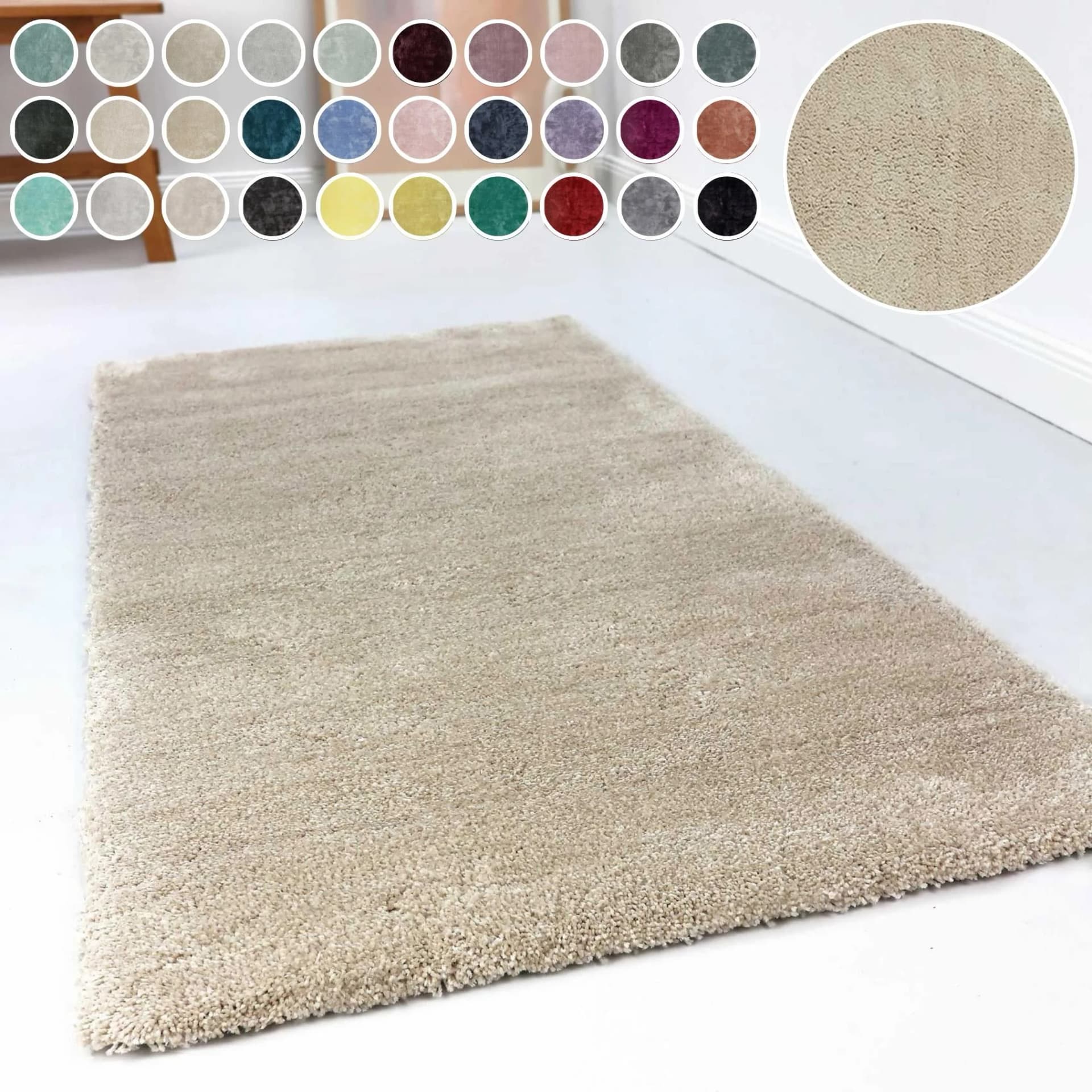 Hochflor-Teppich ESPRIT Relaxx ESP-4150 Beige Meliert