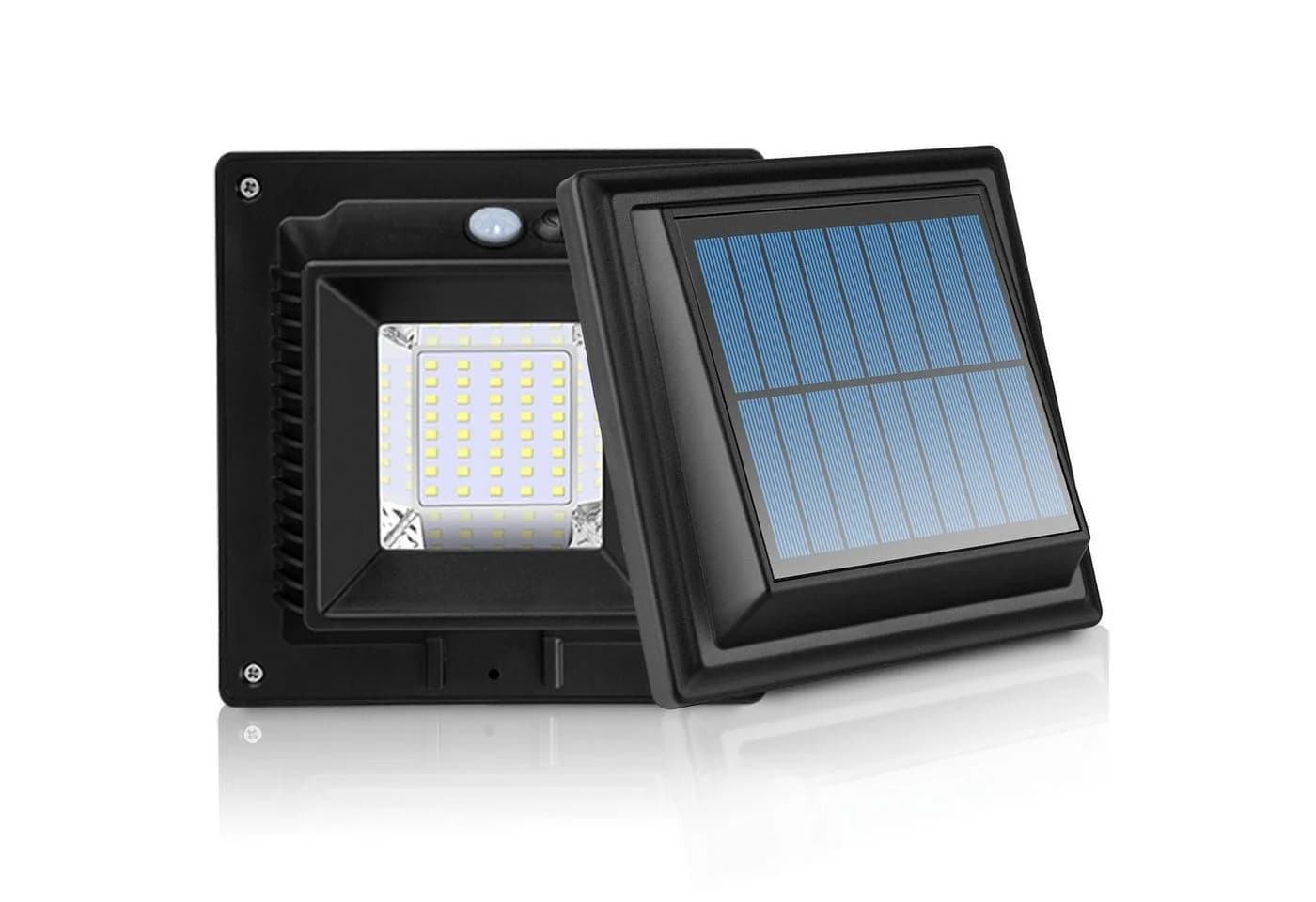 KingLux LED Dachrinnenleuchte 40LEDs Solarlampen mit Bewegungsmelder Warmweiß