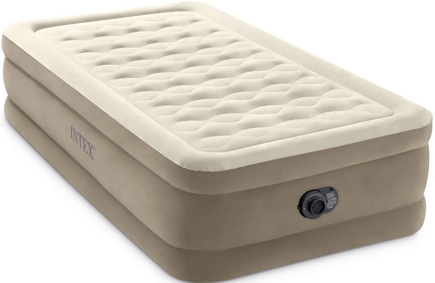 INTEX DuraBeam UltraPlush Luftbett mit Elektropumpe Beige