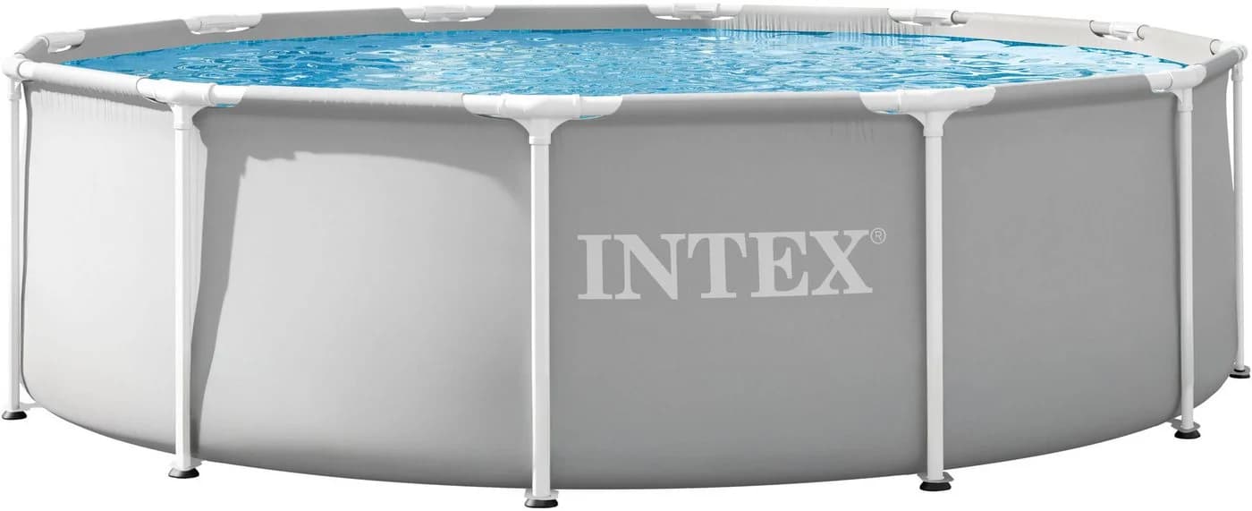 Intex PrismFrame™ Pool 366x99 cm Grau/Blau