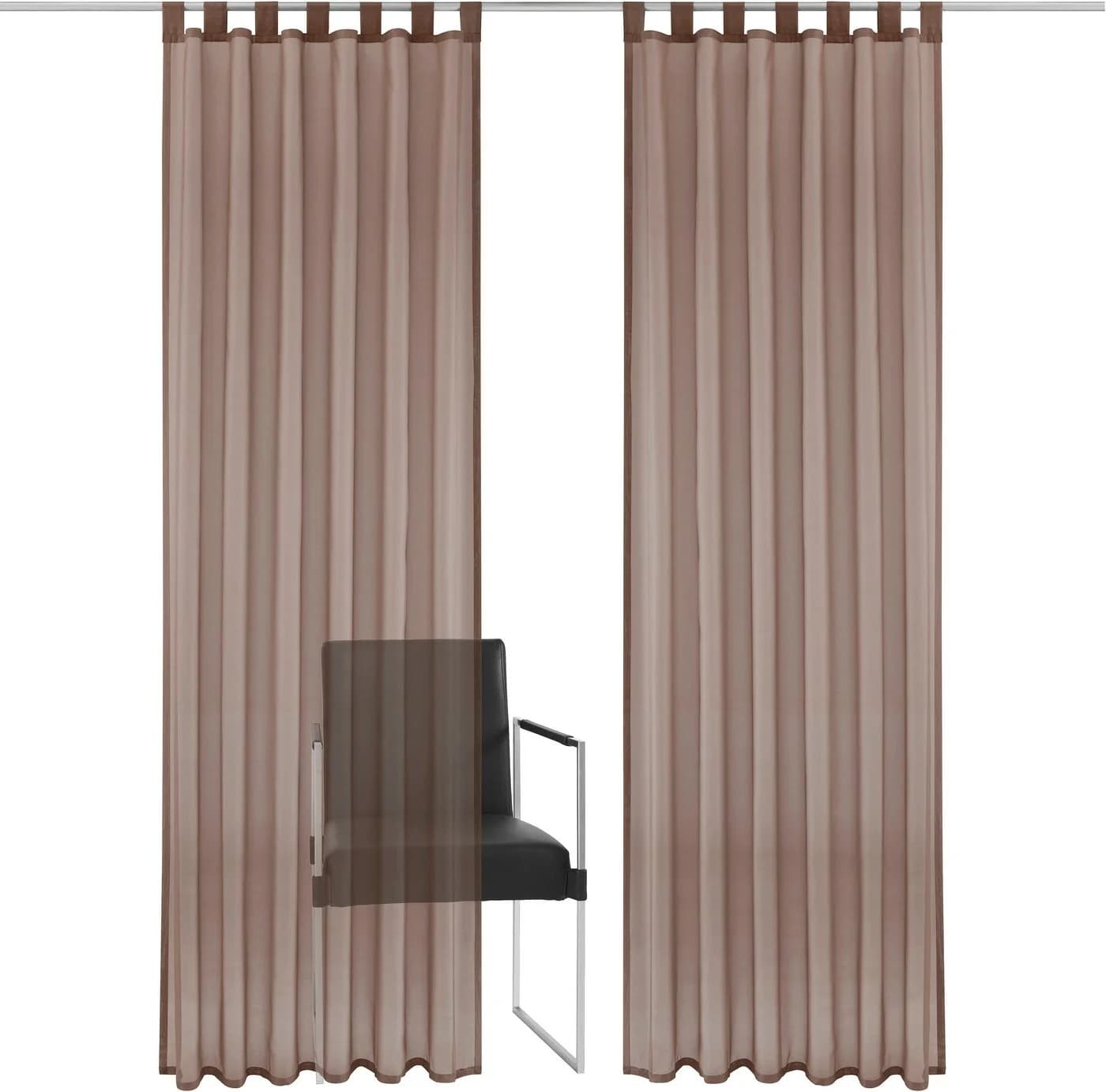 Gardine OTTO HOME XANA Grau Taupe 145x175cm