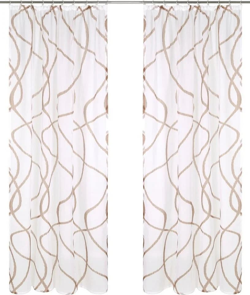 OTTO HOME Gardine Bene Taupe Transparent Polyester
