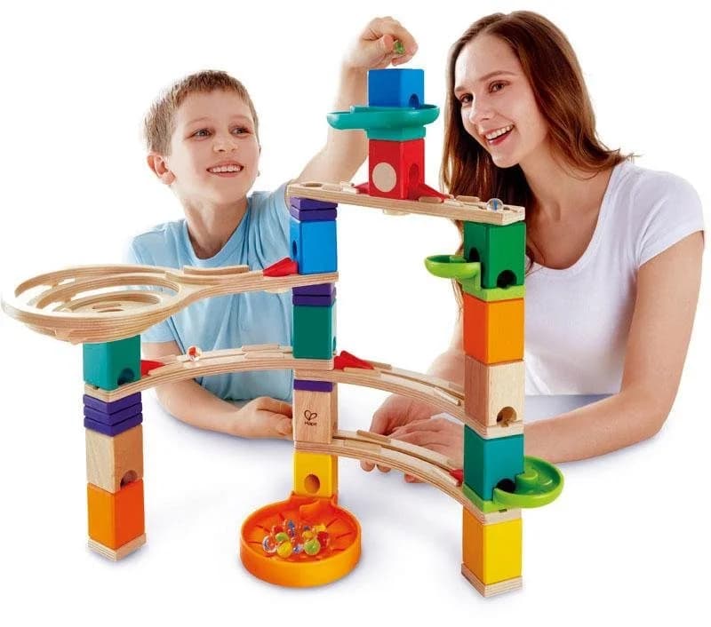 Hape Kugelbahn-Bausatz Cliffhanger 94-tlg. Holz