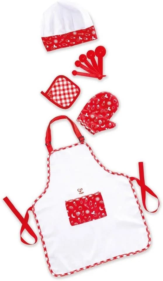 Hape Kochschürze Chefkoch-Set mit Zubehör Rot