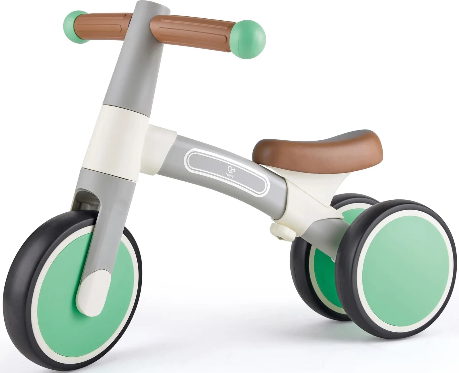 Hape Dreirad Mein erstes Lauf-Dreirad Hellgrau Aluminium